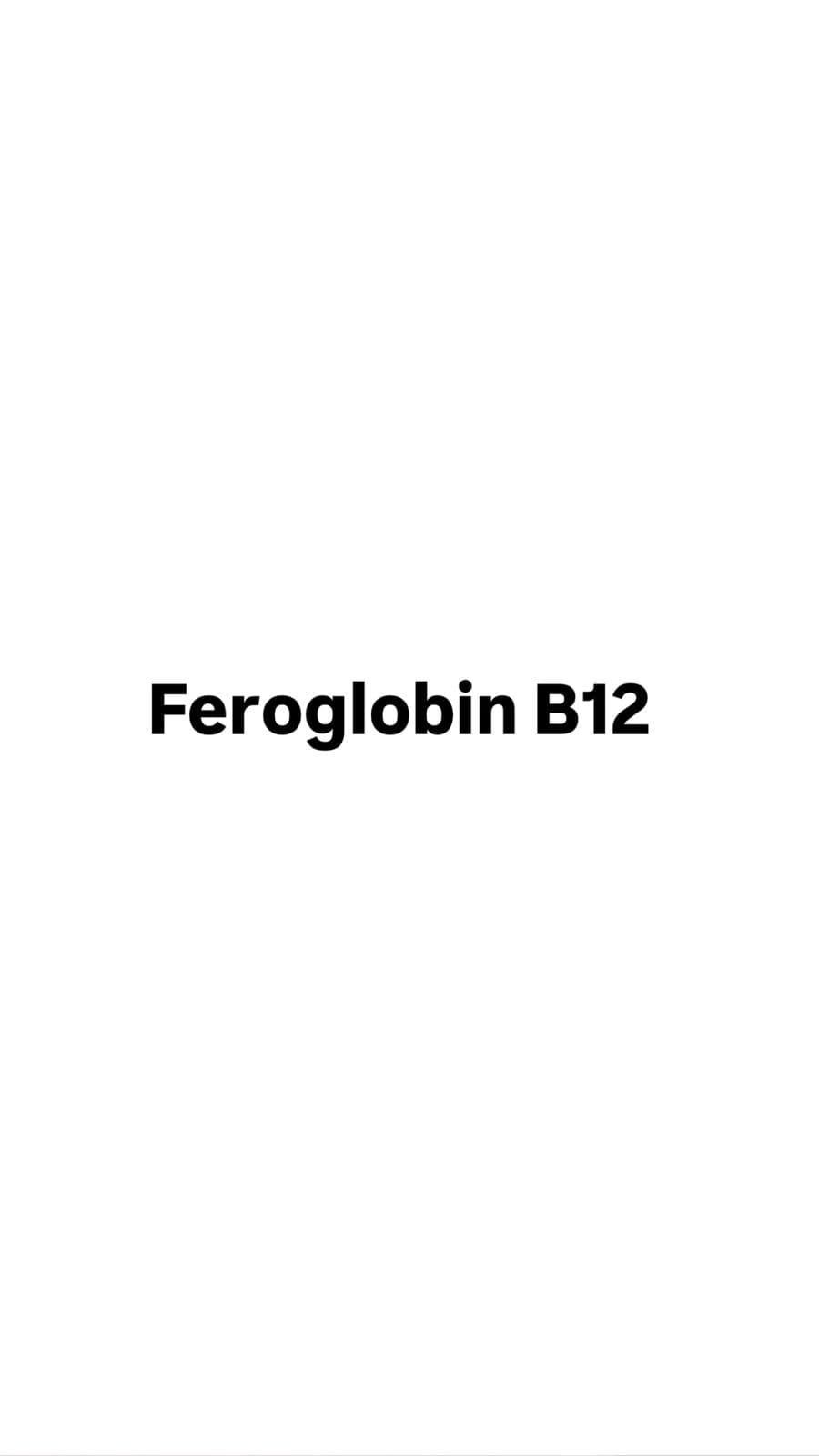Feroglobin B12 | فيروجلوبين