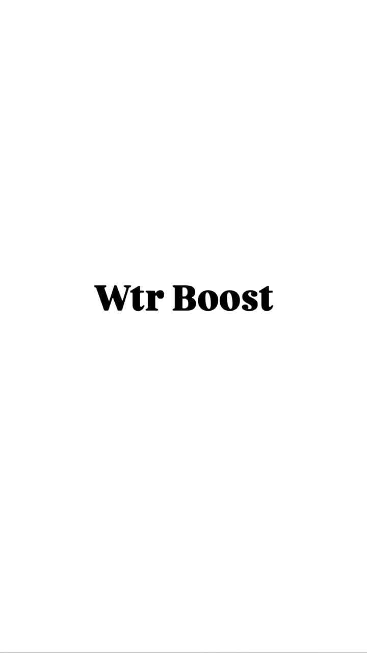Wtr Boost | ووتر بوست