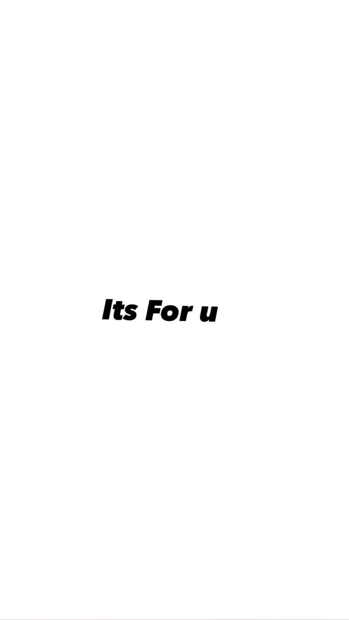 Its For u | اتس فور يو